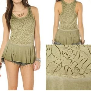 Free People | Peplum 'rally' Tank